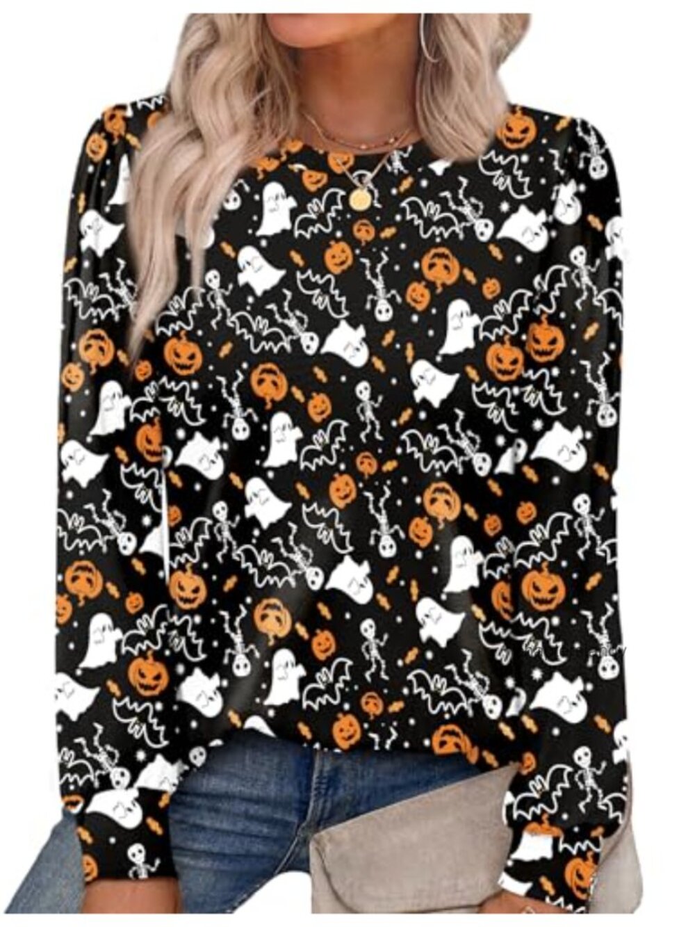 Alaroo Womens Long Sleeve Tunic Top Crewneck Pullover Fall Winter
